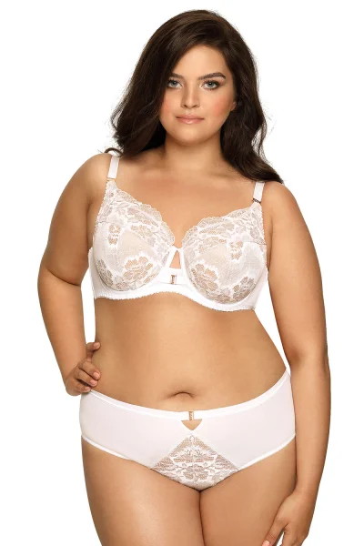 Polovyztužená podprsenka 1937 Yucca - Bílá