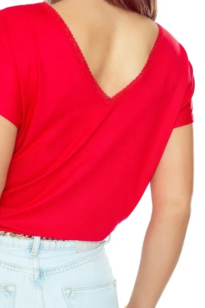 Halenka Miriam - viskóza - Červená