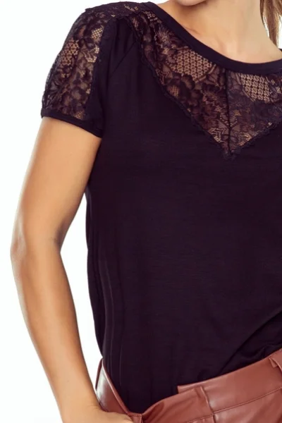 Halenka Cyryla - viskóza - Černá