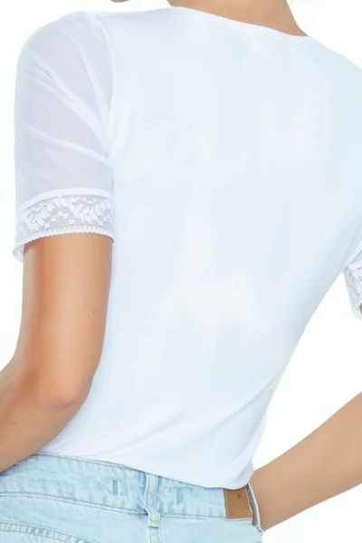 Halenka Persefona - viskóza - Bílá