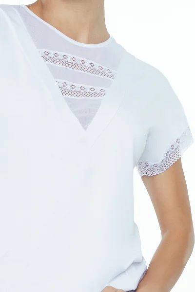 Halenka Kesja - viskóza - Bílá