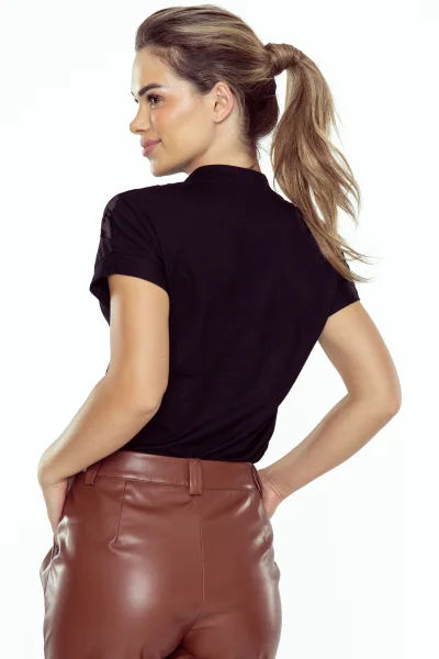 Halenka Sefora - viskóza - Černá