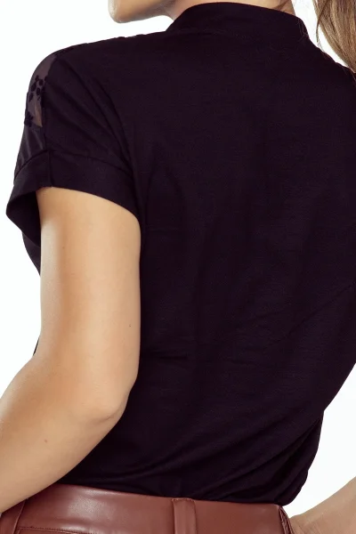 Halenka Sefora - viskóza - Černá