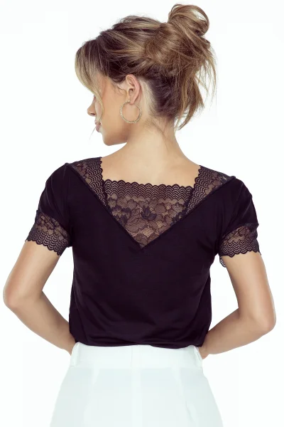 Halenka Trinity - viskóza - Černá