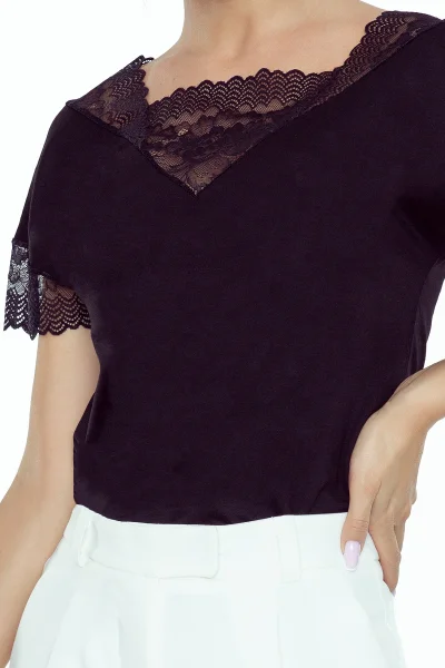 Halenka Trinity - viskóza - Černá