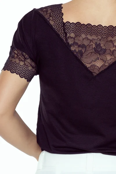 Halenka Trinity - viskóza - Černá