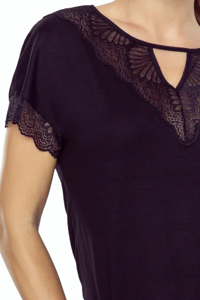 Halenka Galatea - viskóza - Černá