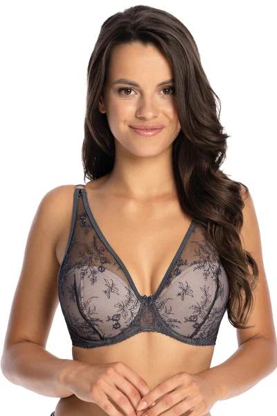 Bralette podprsenka 1032 Jenny - Tmavě šedá