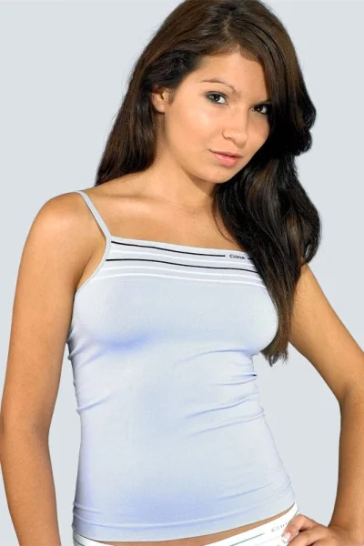 Tílko 08996P - bezešvé - Světle modrá