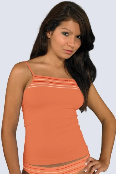 Tílko 08996P - bezešvé - Oranžová