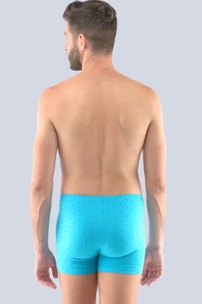 Pánské boxerky 73108P - bavlna - Tyrkysová