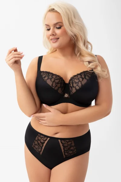 Nevyztužená podprsenka K934 Isla - Černá