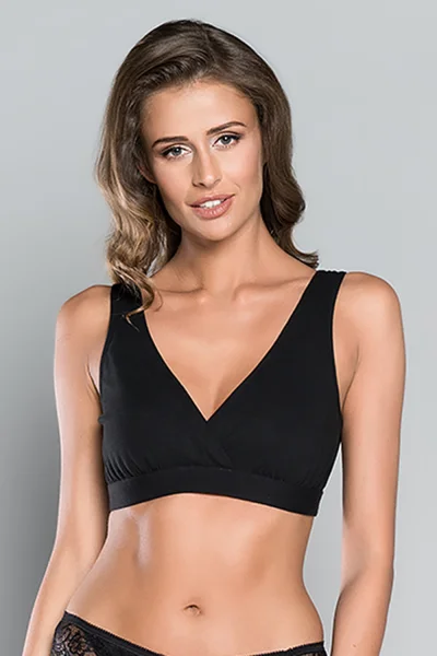 Kojící podprsenka Margo - Černá