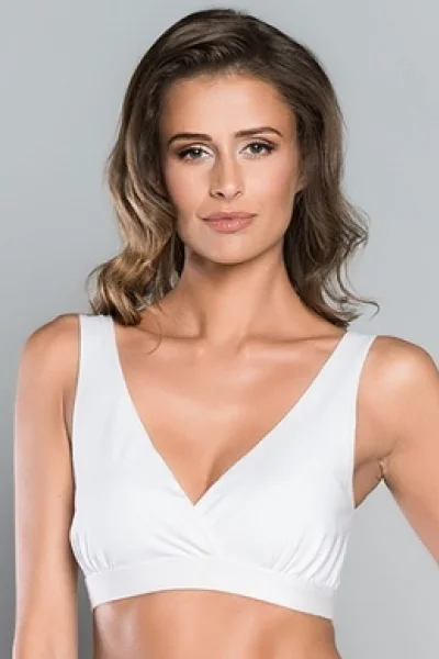 Kojící podprsenka Margo - Bílá