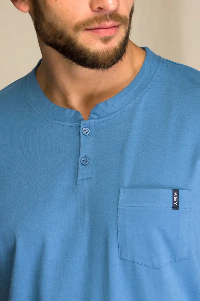 Pánské pyžamo Gentleman - Modrá