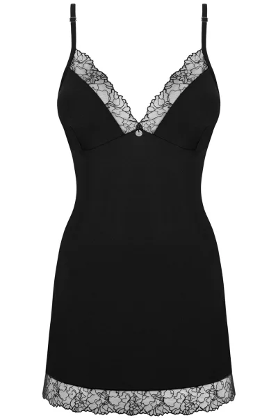 Sexy košilka Bella Rou Chemise - Černá