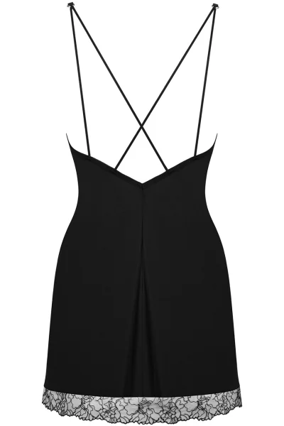 Sexy košilka Bella Rou Chemise - Černá