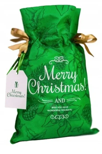 Dárková taška XPKD011 X-mas - Zelená